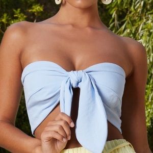 Oh Polly Knotted Bandeau Top